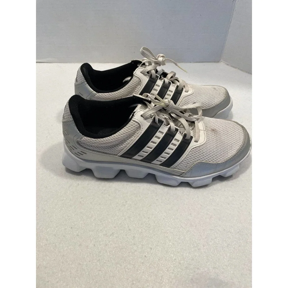 Adidas Men's Golf Tennis Shoes 8‎ White Black Spikeless EVG 791003 2013
